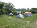 Tents at the farm